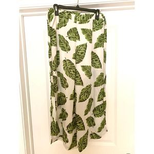 Sage & Citrus wide leg summer pants, size xL